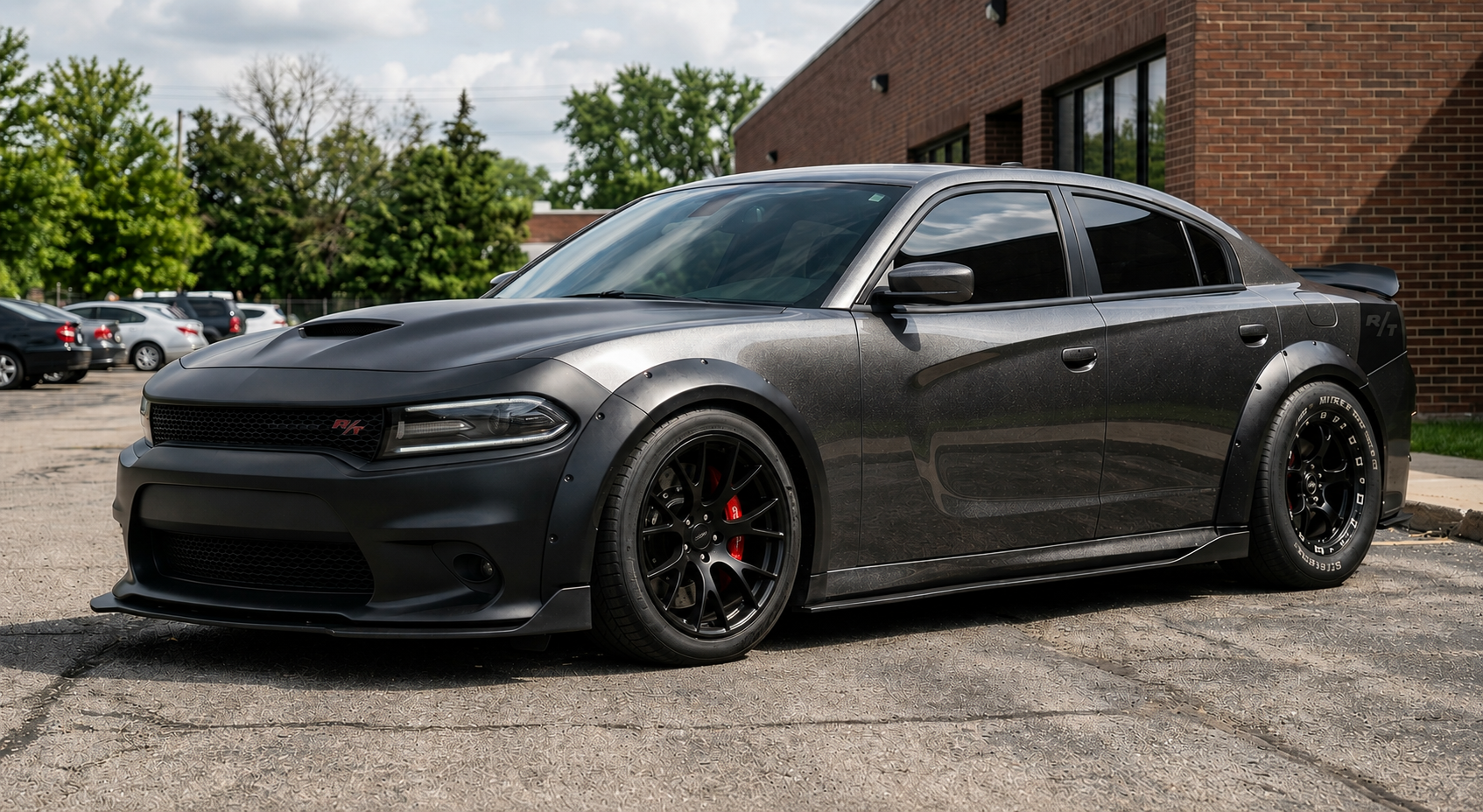 SC Performance Dodge Charger widebody with Track Pak styling
