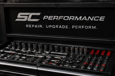 SC Performance tool chest loaded with sockets and wrenches